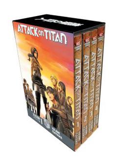 Attack on Titan Season 1 Part 1 Manga Box Set (Vol. 1-4)