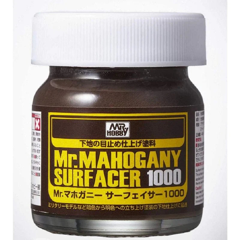 Mr Mahogany Surfacer 1000 Bottle 40ml SF290 SF-290 Model Kit