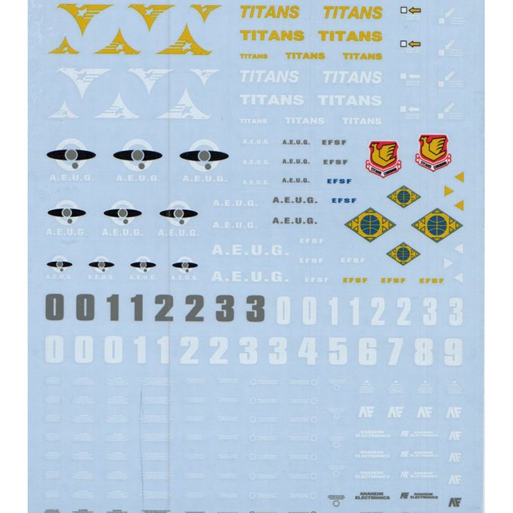 GD-22 MG ZETA GUNDAM SERIES DECAL