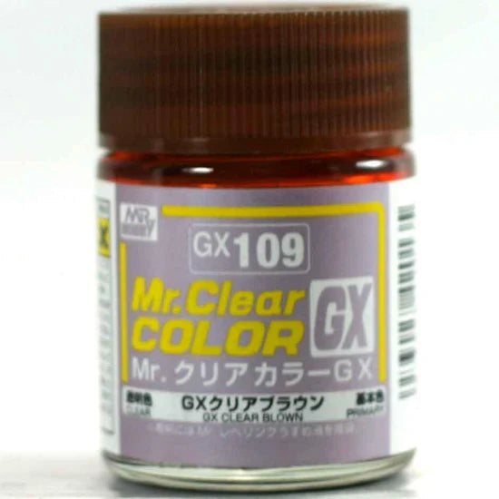 GX109 Mr. Clear Color GX Clear Brown (Clean/Primary)