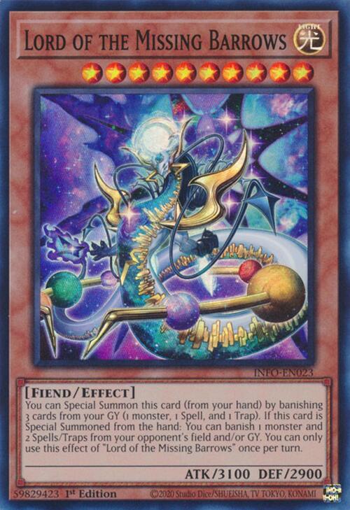 disappear yugioh card Lord of the Missing Barrows [INFO Option:Chaos Incarnate Features the iconic Yugi TCG10 Commander MTG Deck Guide: