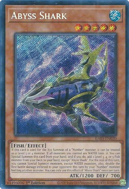 new shark cards yugioh Abyss (Secret Rare) [RA03 Style:Emerald/Steel Artifact Creature During your Main Phase Sacred Beast - Yugipedia