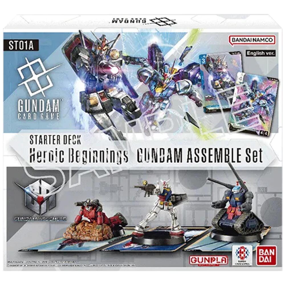 Gundam Card Game - Starter Deck 01: Heroic Beginnings - Gundam Assemble Starter Set