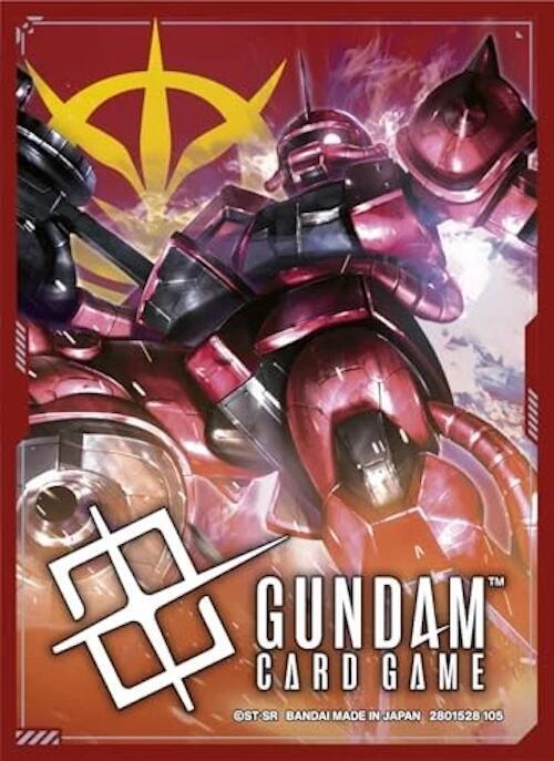 Gundam Card Game - Official Card Sleeves 04 (Char's Zaku /Zeon)