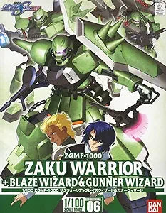 Bandai Hobby #6 Zaku Warrior Seed Destiny Action Figure (1/100 Scale)