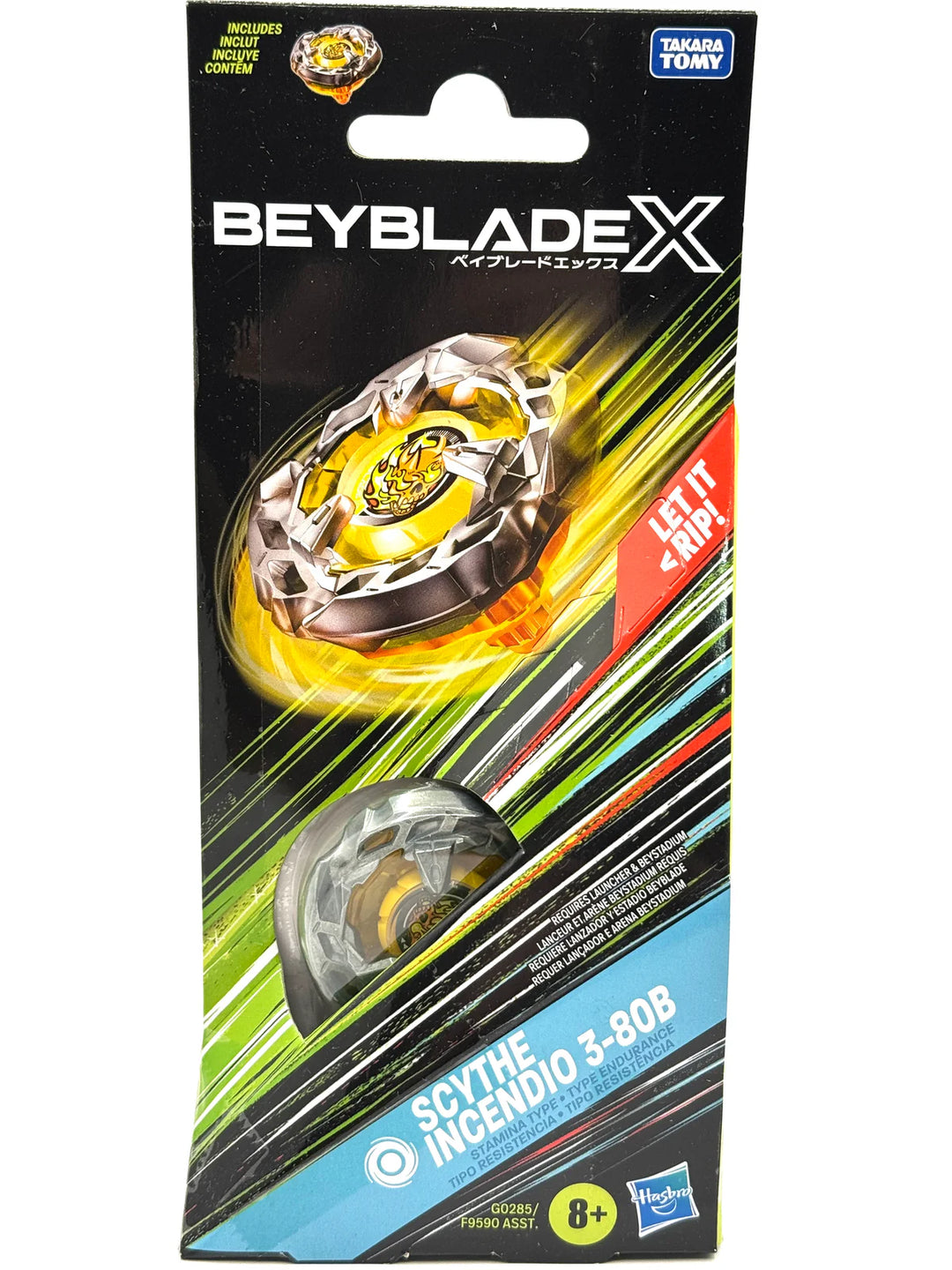 Beyblade X Scythe Incendio 3-80B