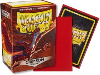 Dragon Shield Matte Crimson 100ct