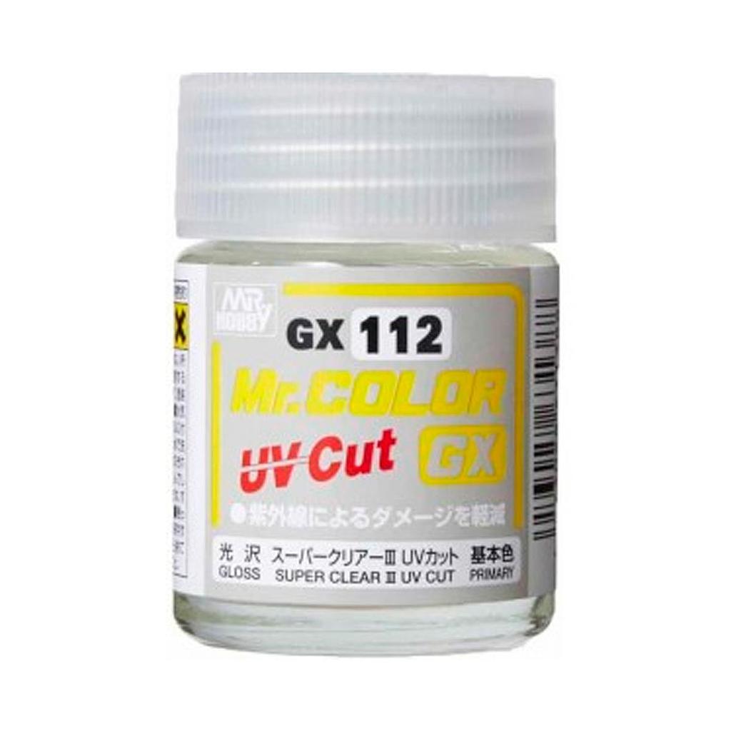 GX112 Mr. Color GX Super Clear III UV Cut Flat (Gloss/Primary)