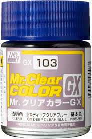 GX103 Mr.Metallic Color GX Deep Clear Blue