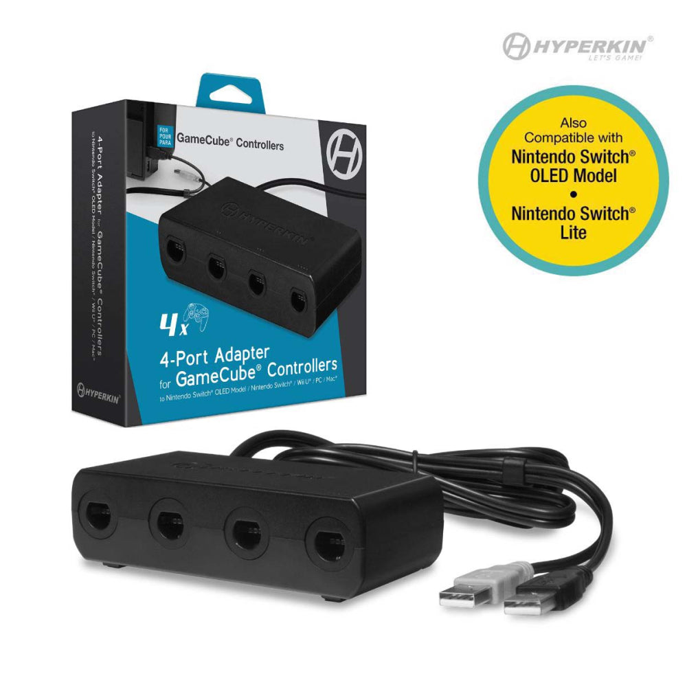 Hyperkin 4-Port Controller AdapterFor: GameCube® / Switch® / Wii U® / PC
