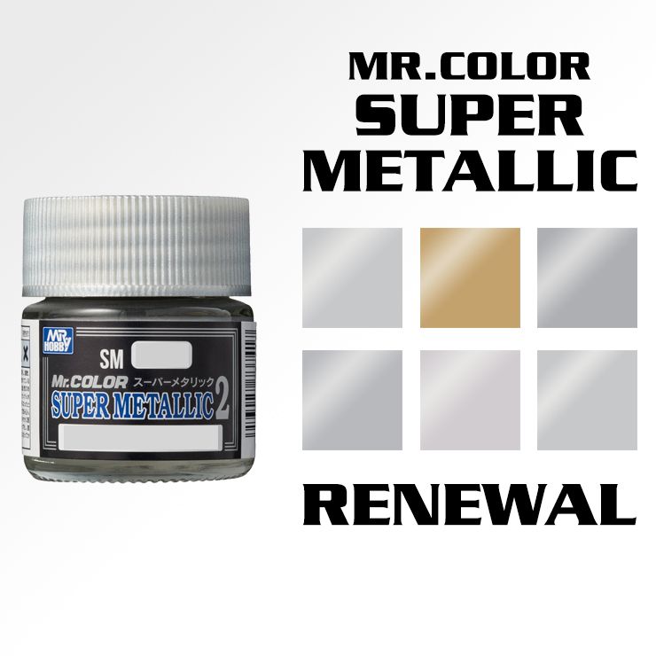 MR. COLOR SUPER METALLIC SERIES (GLOSS)