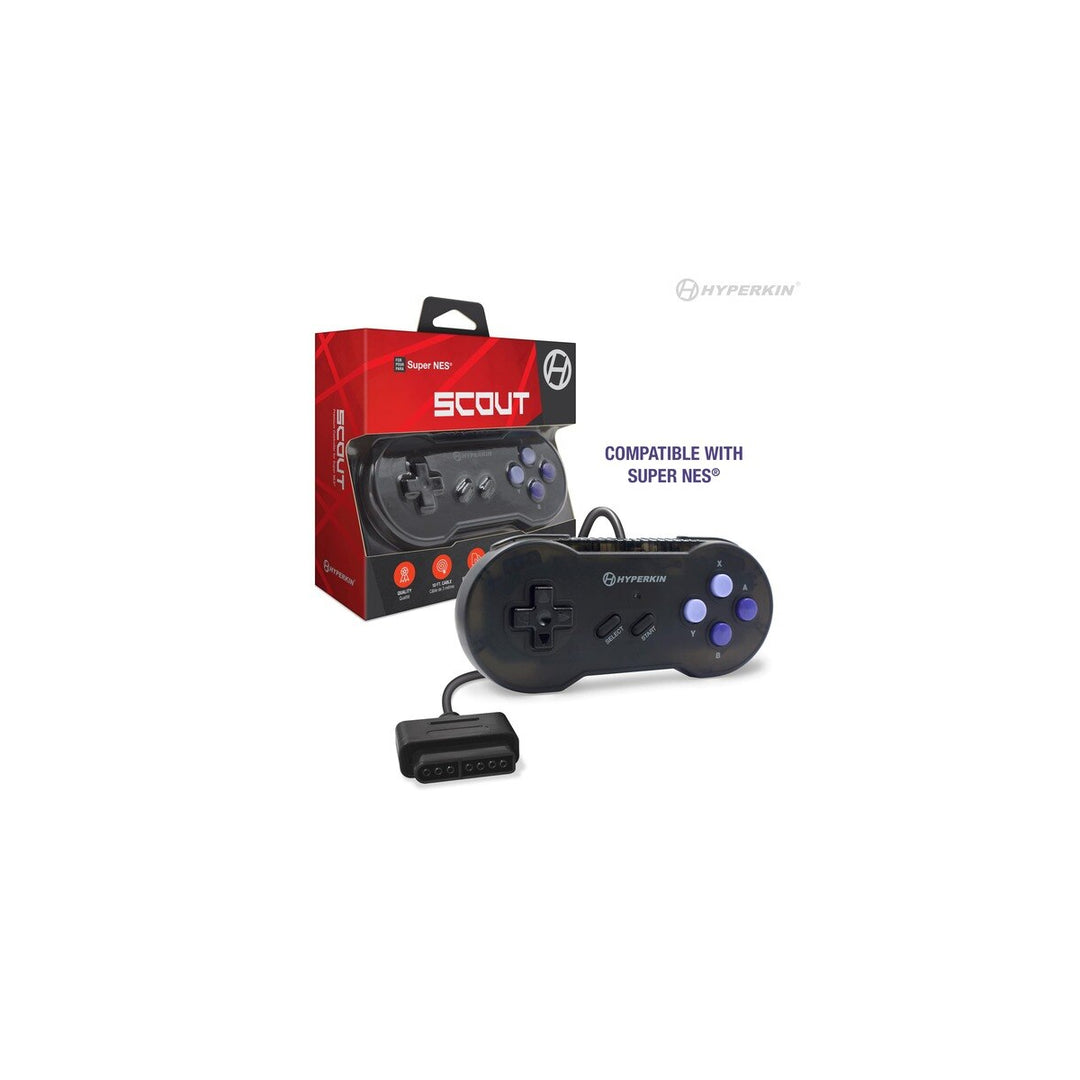 Hyperkin Scout Premium Controller For: Super NES® - Black