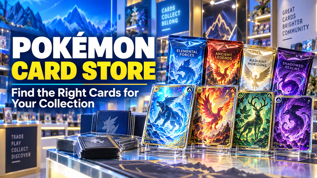 How to Choose a Pokémon Card Store for Singles and Collectibles