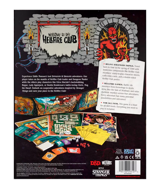 D&D: Stranger Things Welcome to the Hellfire Club