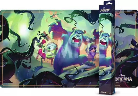 Disney Lorcana TCG: Mike Wazowski, Sulley, and Boo in Attack of the Vine!- Playmat