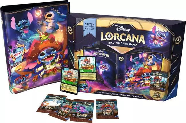 Disney Lorcana TCG: Disney Lorcana TCG: Azurite Sea - Stitch (English) - Gift Set - Gift Set