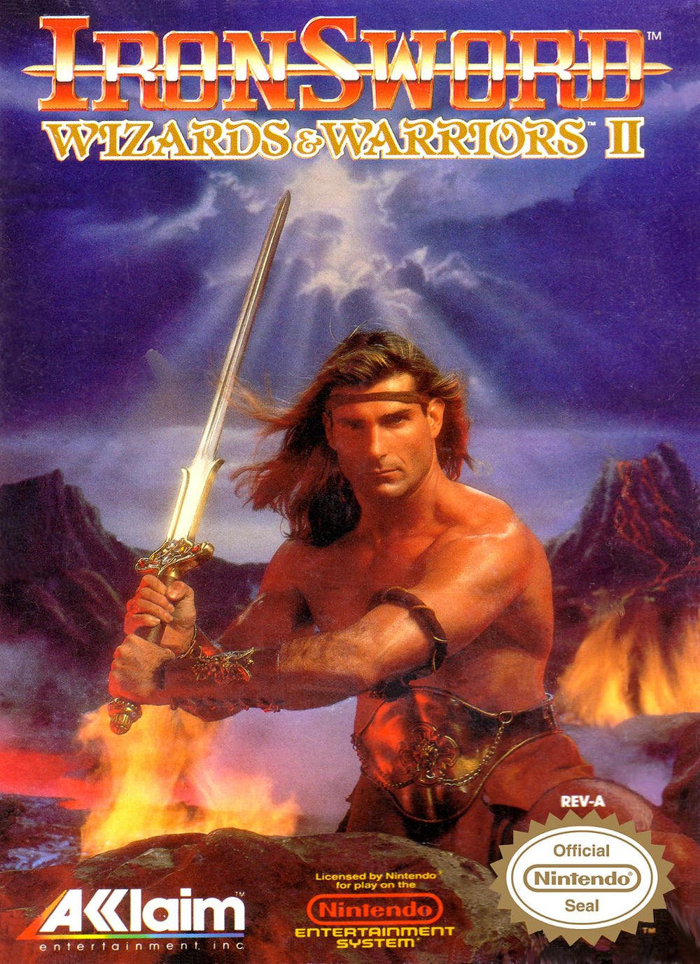 Gunpla-Box - Iron Sword Wizards and Warriors II - Video Game - NES