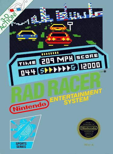 Gunpla-Box - Rad Racer - Video Game - NES
