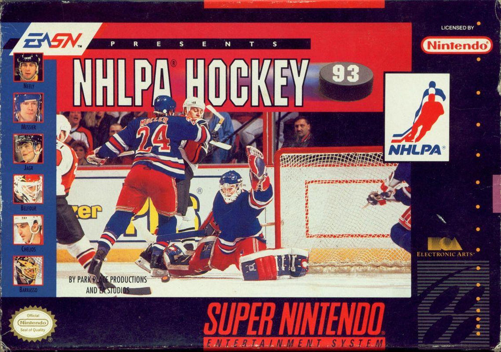 Gunpla-Box - NHLPA Hockey '93 - Video Game - Super Nintendo