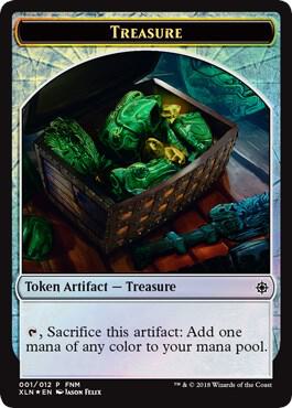 Merfolk // Treasure Double-Sided Token (Back)