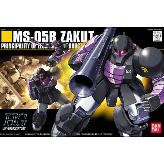 HGUC 1/144 #68 Zaku I (Black Tri-Stars)