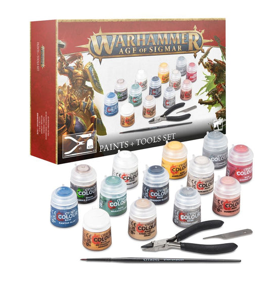 STORMCAST ETERNALS PAINTS + TOOLS SET