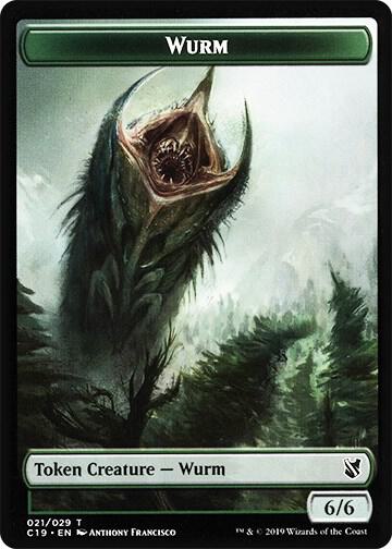 Beast (014) // Wurm Double-Sided Token (Back)