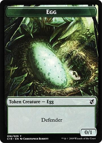 Gargoyle // Egg Double-Sided Token (Back)