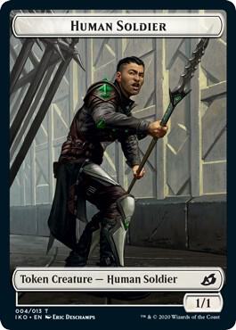 Feather // Human Soldier (004) Double-Sided Token (Back)