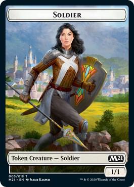 Demon // Soldier Double-Sided Token (Back)