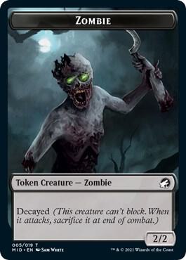 Zombie (005 MIC) // Zombie (005 MID) Double-Sided Token (Back)