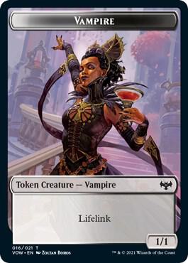 Blood // Vampire (016) Double-Sided Token (Back)