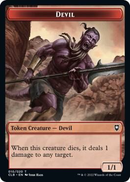 Treasure // Devil Double-Sided Token (Back)
