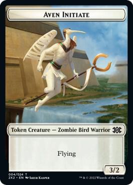 Worm // Aven Initiate Double-Sided Token (Back)