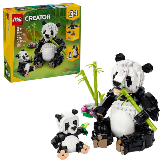 Wild Animals: Panda Family