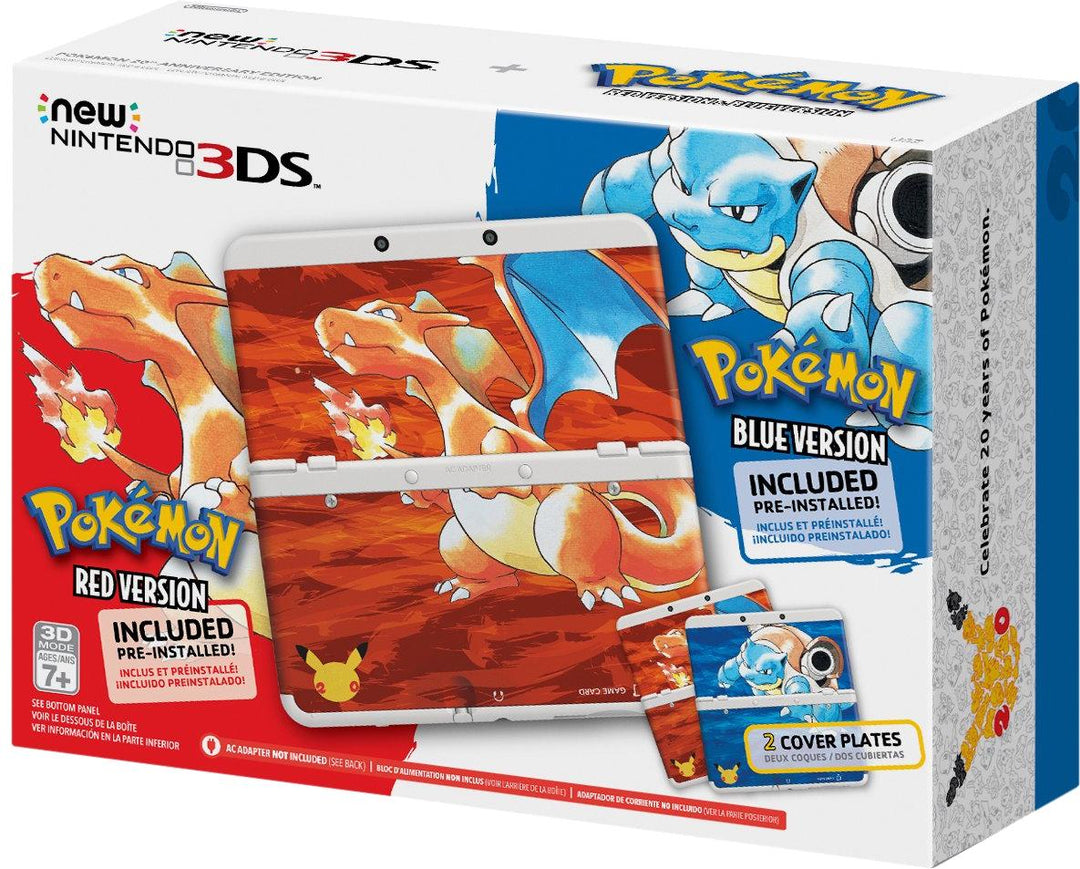New Nintendo 3DS Pokemon 20th Anniversary Edition - Nintendo 3DS