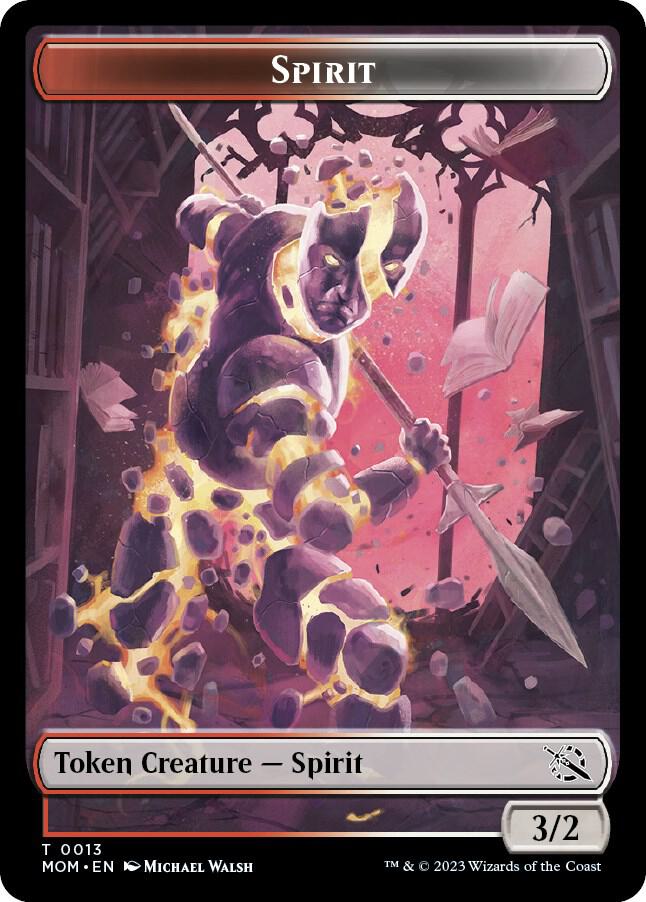 Treasure (0021) // Spirit (0013) Double-Sided Token (Back)