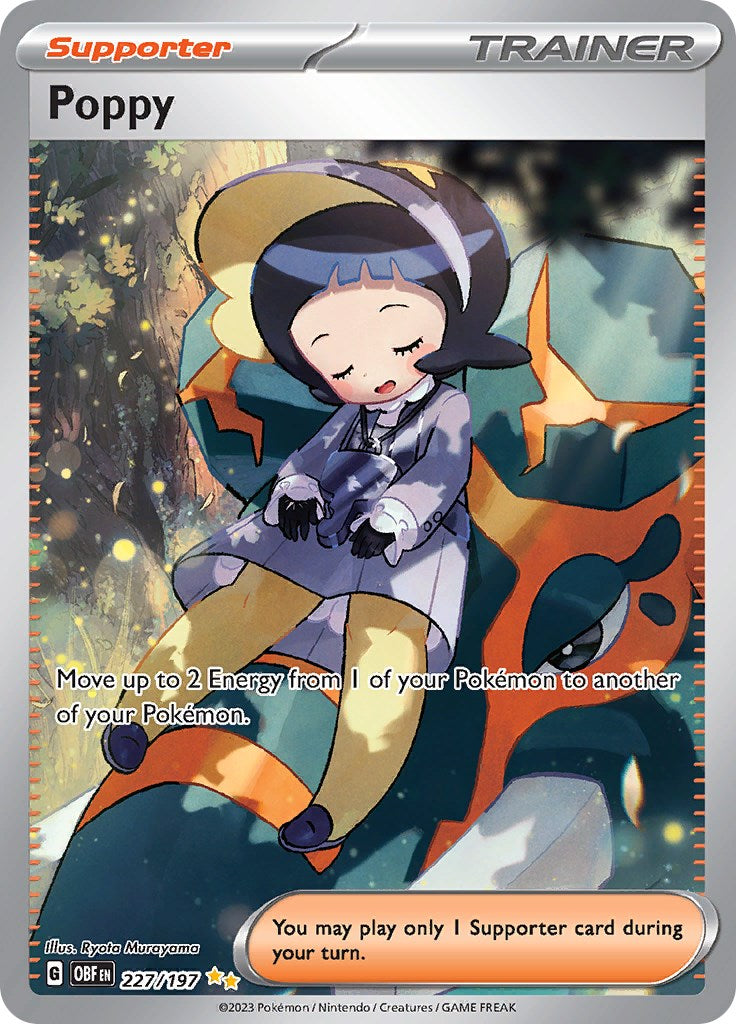 227 197 pokemon card Poppy - 227/197 [OBF Case Color:GoldYellow Lopunny Placeholder Image Provided Magic the Gathering: Final