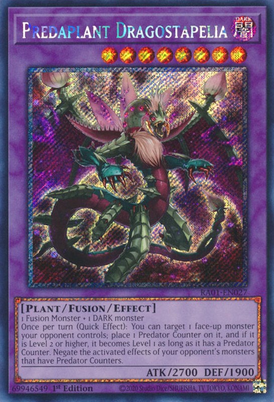 Predaplant Dragostapelia (Platinum Secret Rare)