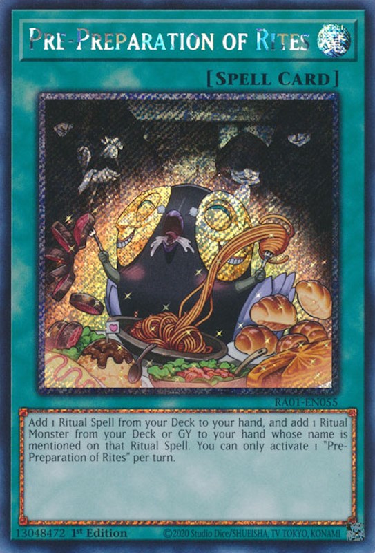 Pre-Preparation of Rites (Platinum Secret Rare)
