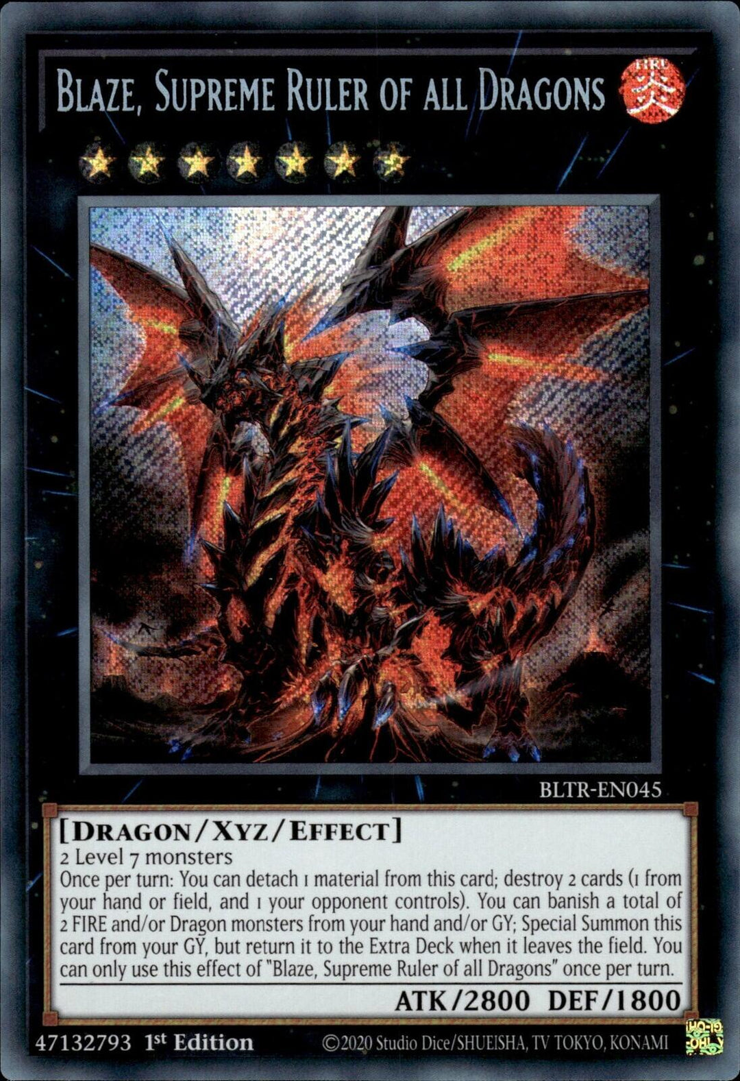 Blaze, Supreme Ruler of all Dragons