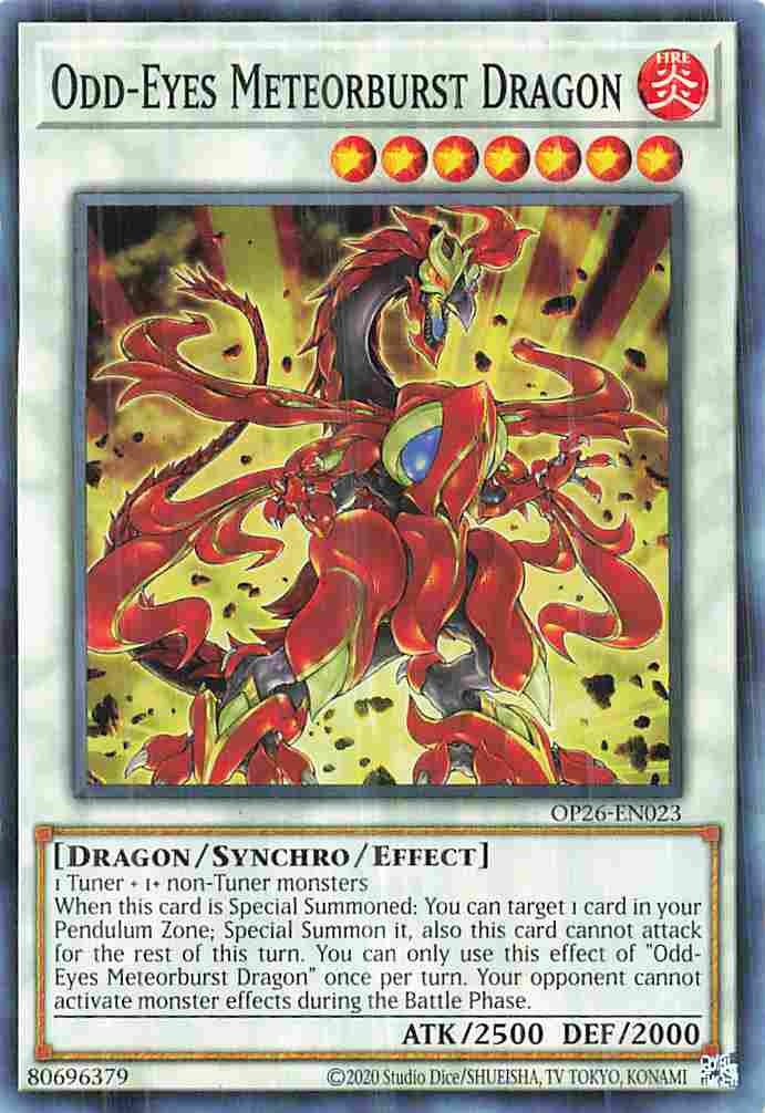 Odd-Eyes Meteorburst Dragon