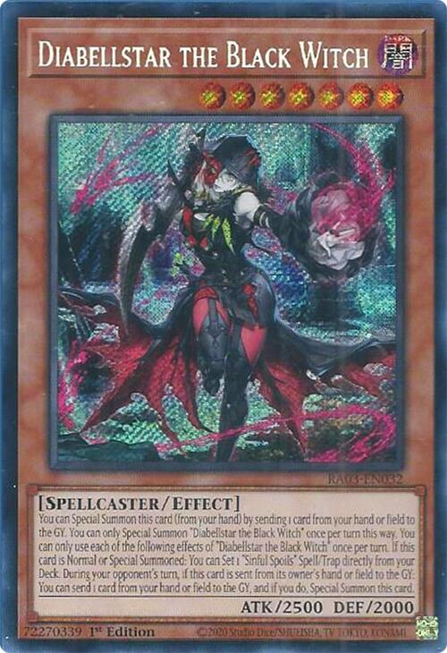 Diabellstar the Black Witch (Secret Rare)