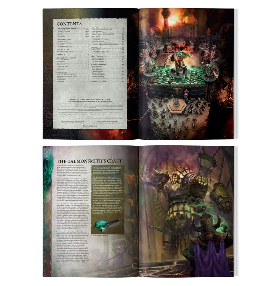 WARHAMMER AGE OF SIGMAR: CHAOS BATTLETOME HELSMITHS OF HASHUT