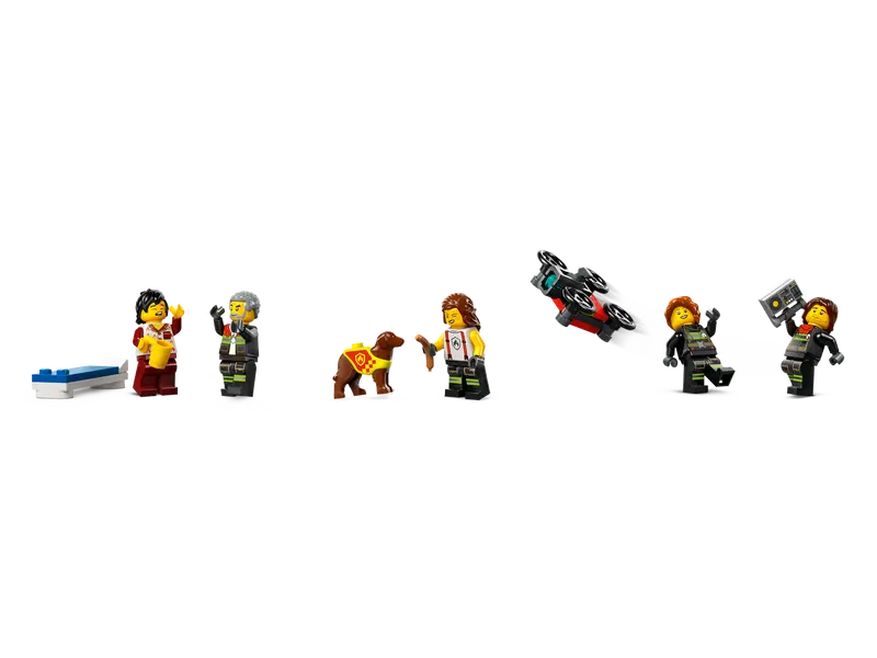 Fire Station with Fire Truck