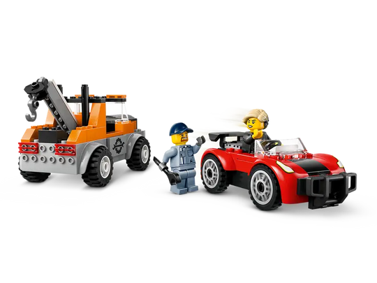 Tow Truck and Sports Car Repair