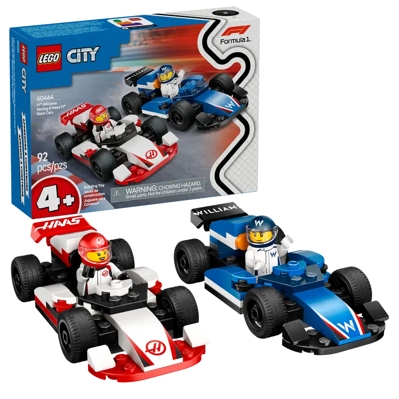 F1® Williams Racing & Haas F1® Race Cars