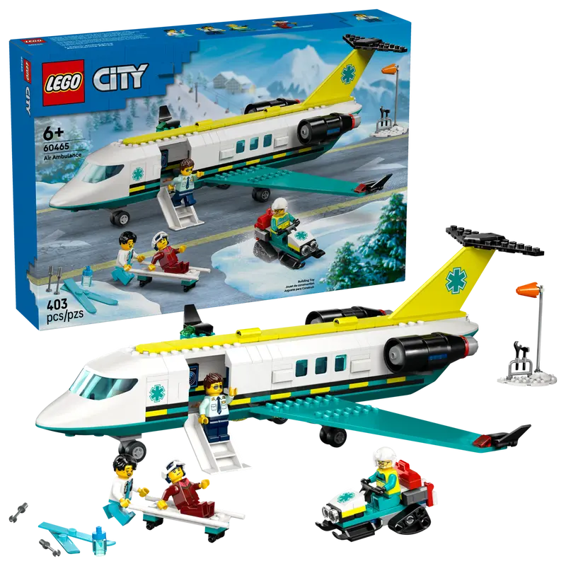 Emergency Air Ambulance Airplane