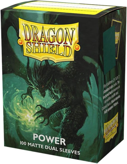 Dragon Shield Sleeves - Matte Dual: Power - 100ct