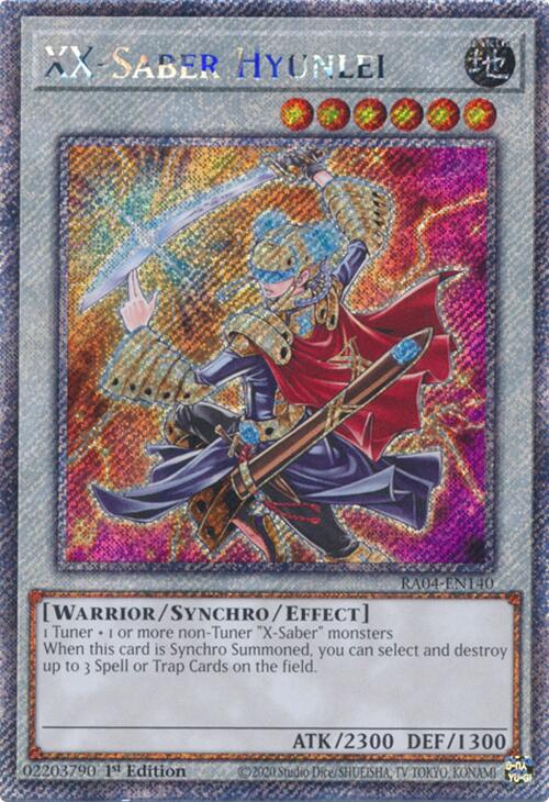XX-Saber Hyunlei (Platinum Secret Rare)